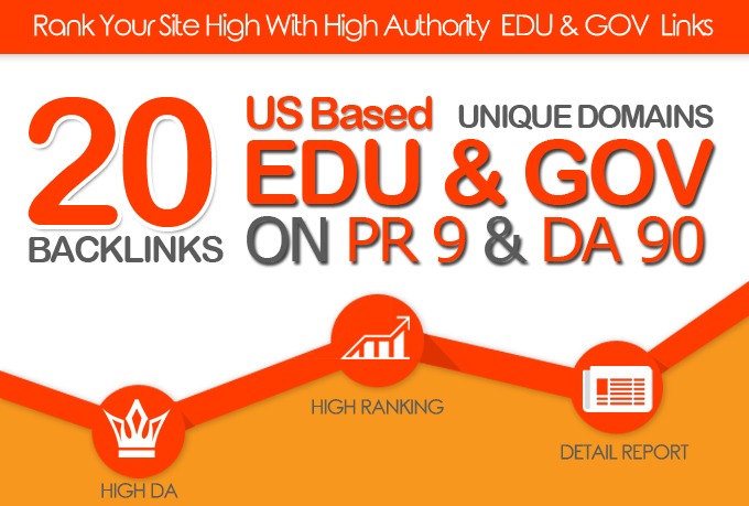 U.S.-based backlinks DA90+ PR9 Unique Domains for Just $50!